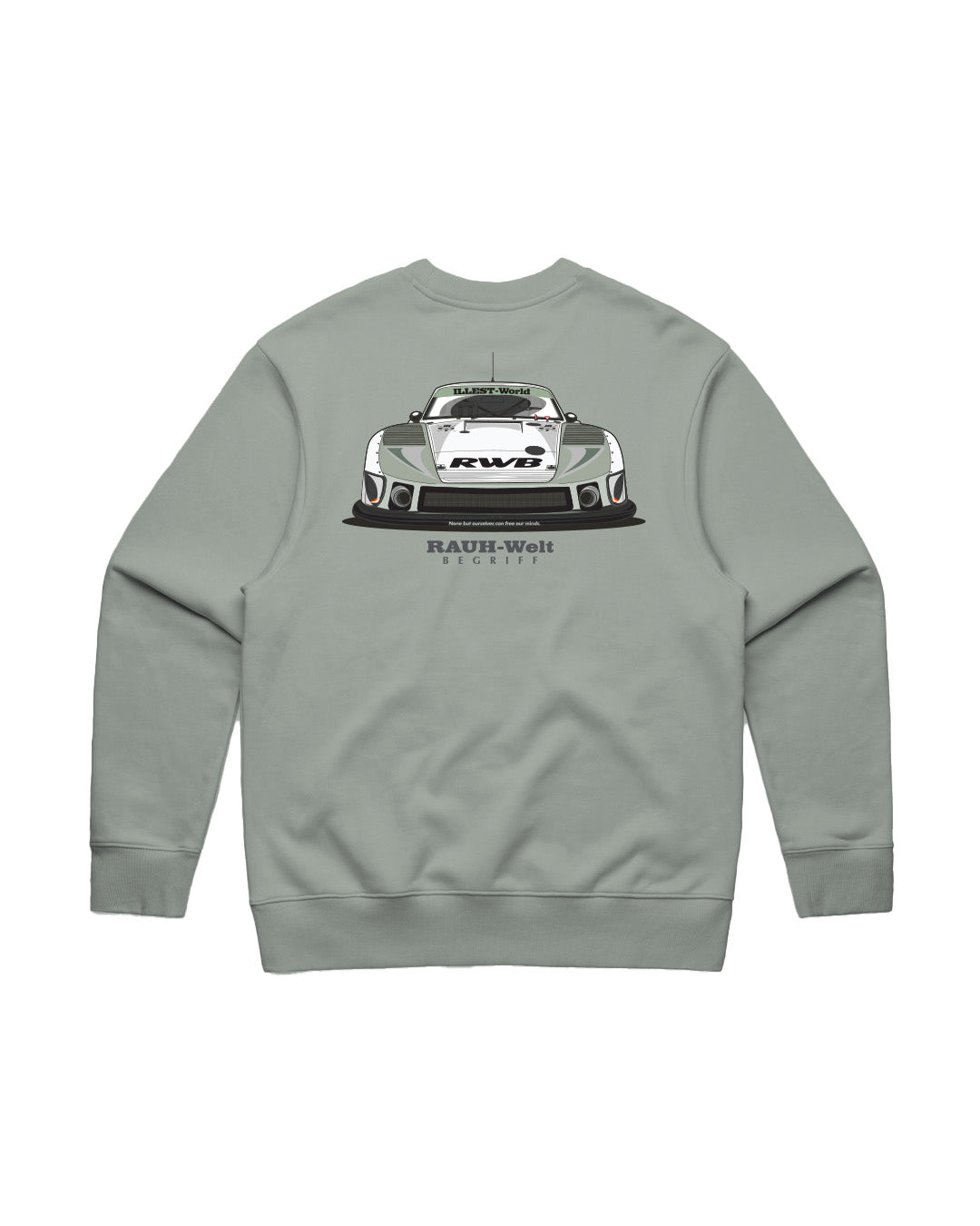 Illest Rough-World Sage Crewneck