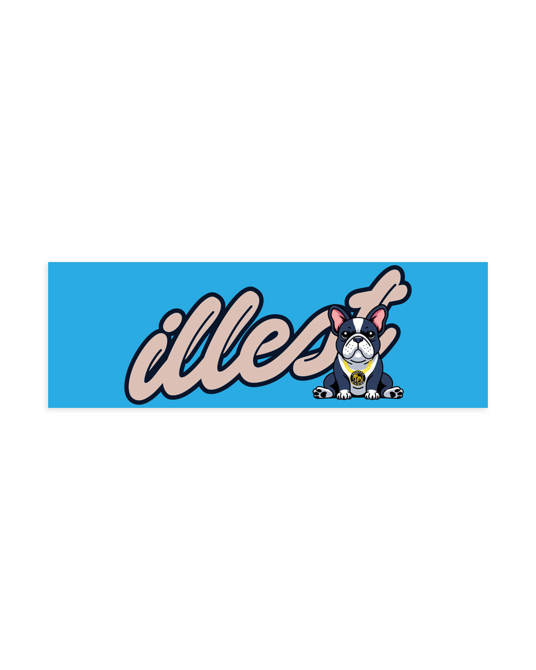 Illest x Frenchie Division Sticker