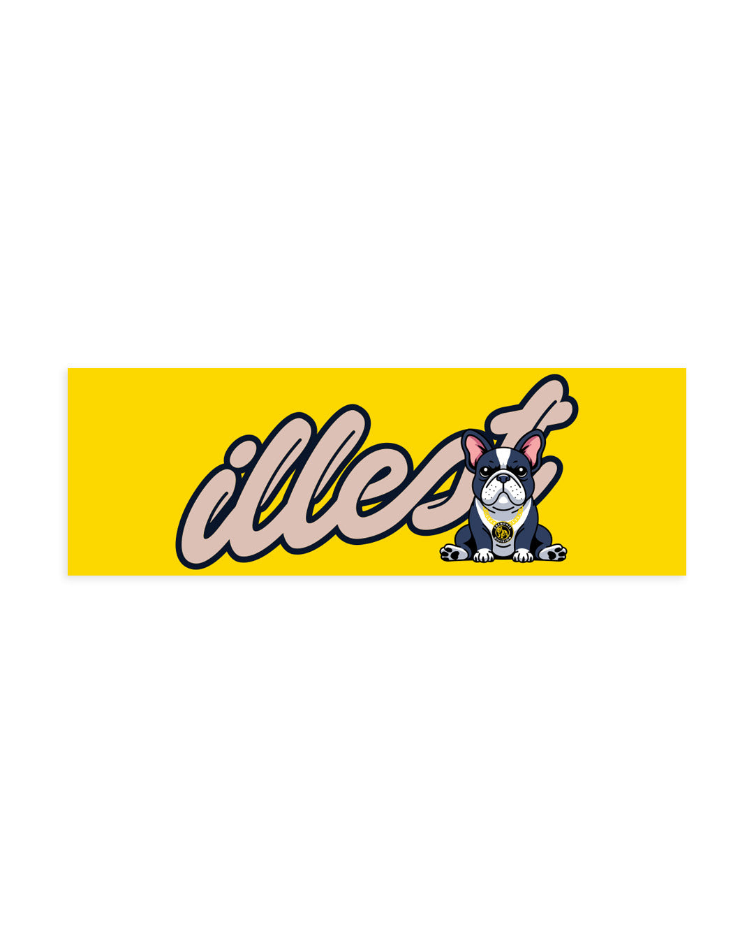 Illest x Frenchie Division Sticker