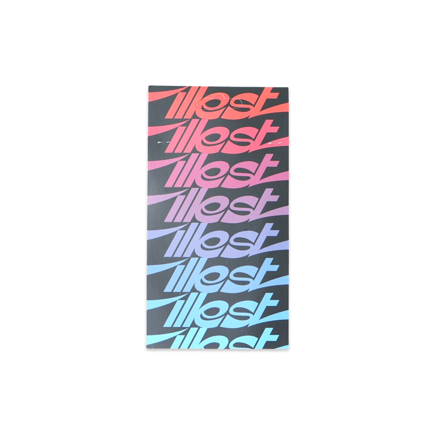 Colorful packaging of Essential Air Freshener with a bold, diagonal "lost" logo design in shades of pink, purple, blue, and black.