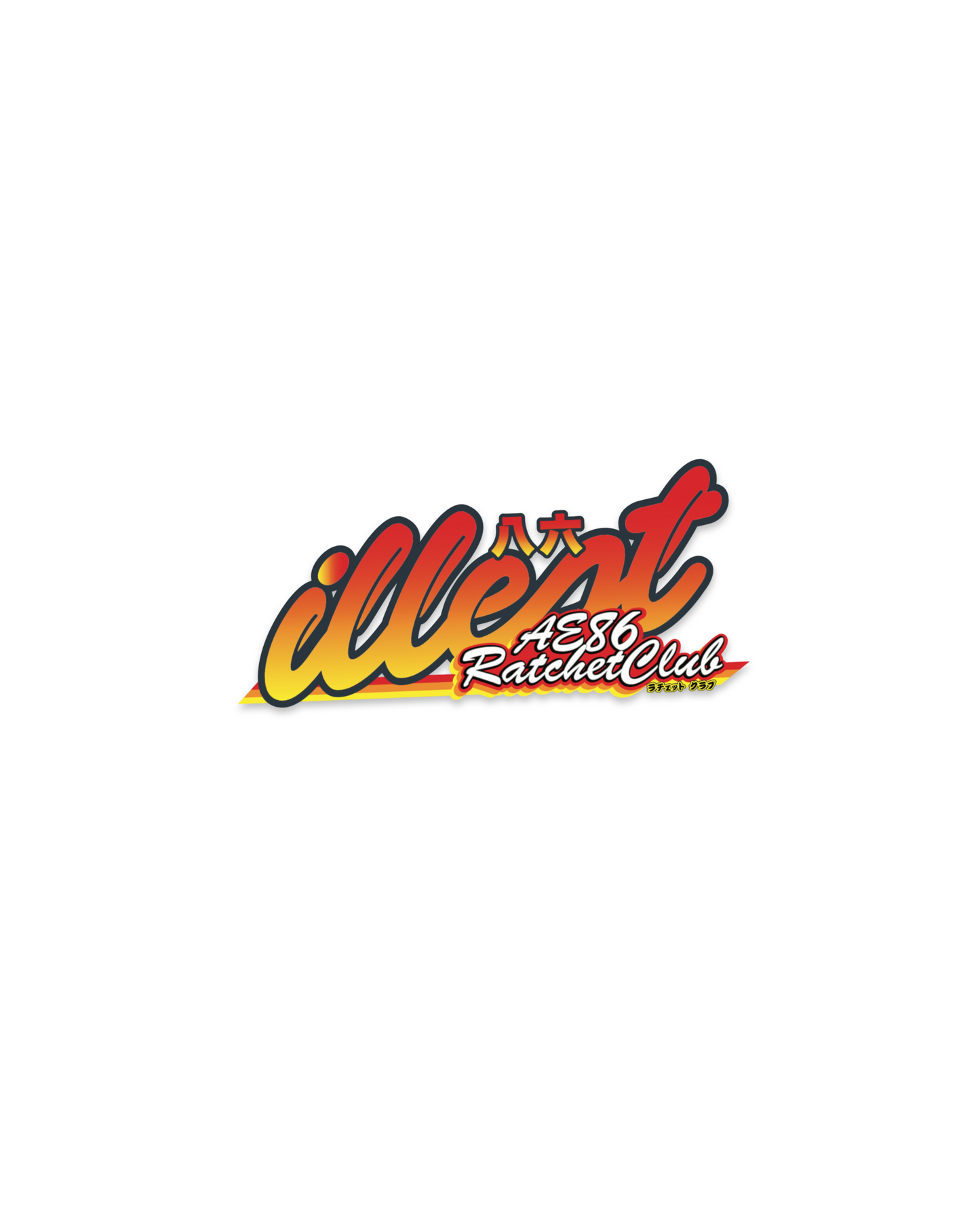 Illest x AE86 Ratchet Club Stickers