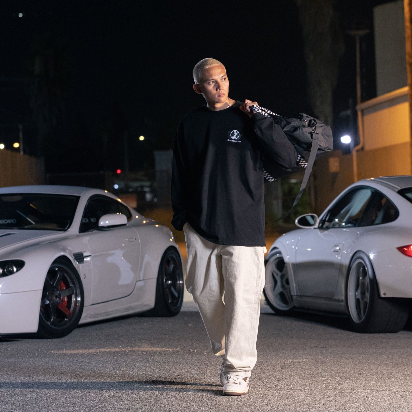 Since Forever Black LS Tee