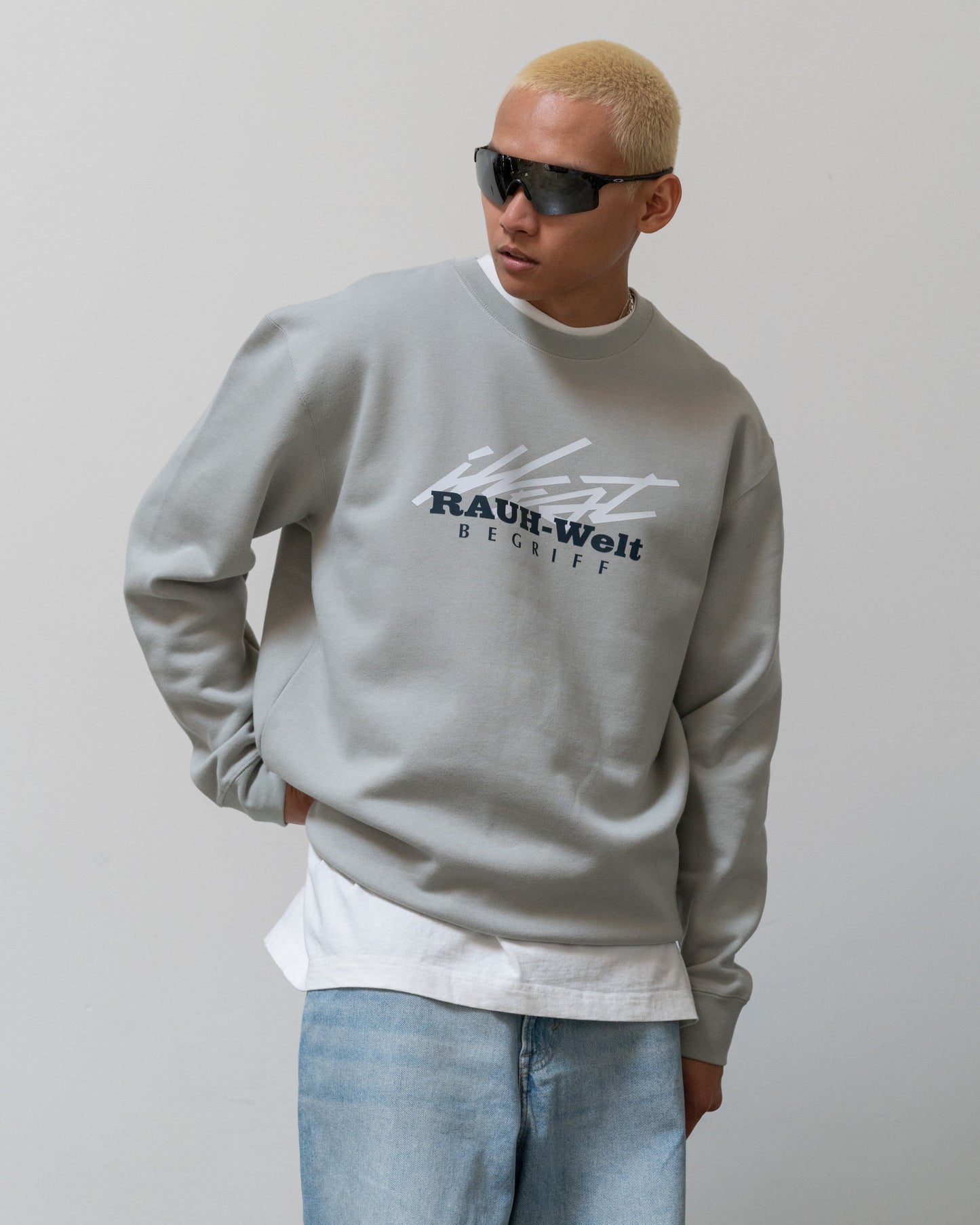Illest Rough-World Sage Crewneck