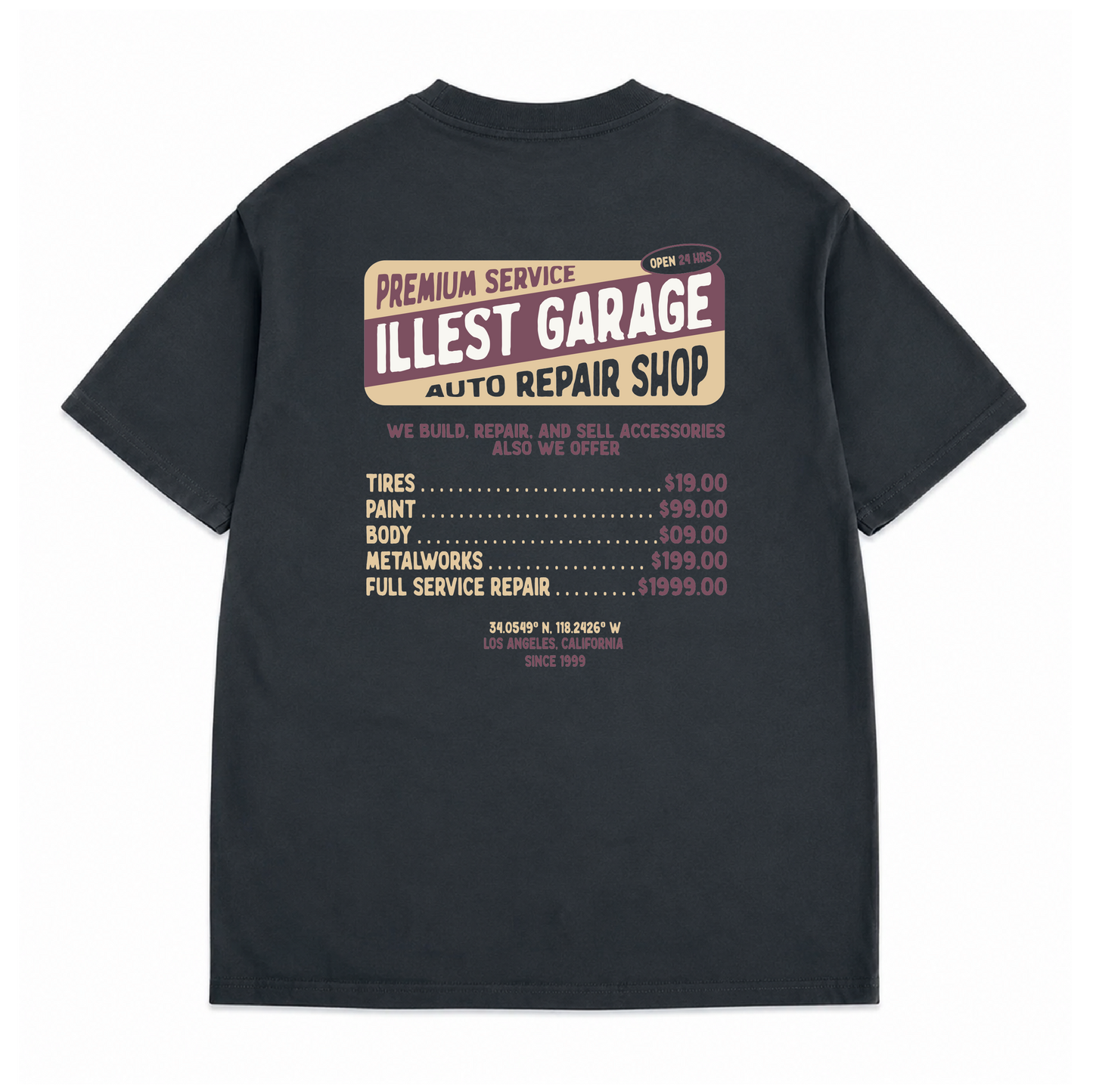 Illest Garage Repair Shop Tee
