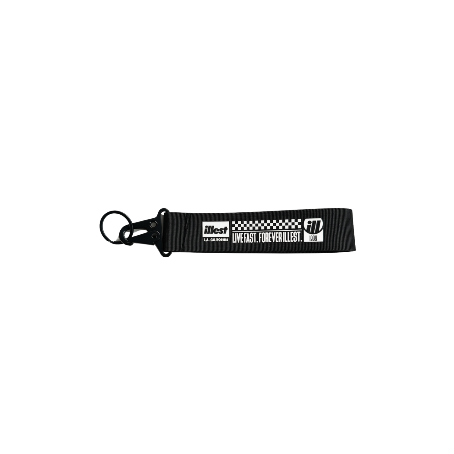 Illest Live Fast Fabric Keychain