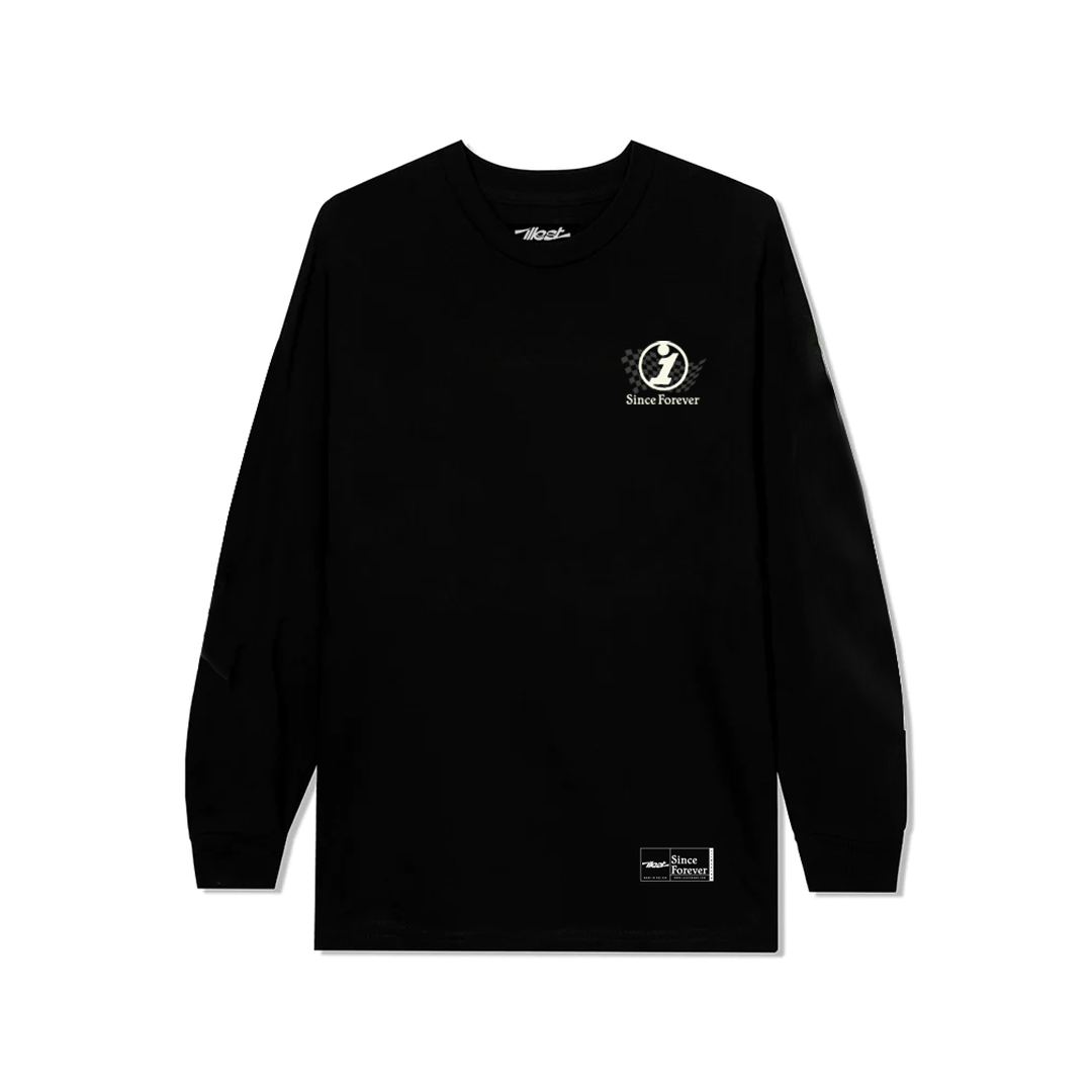 Since Forever Black LS Tee