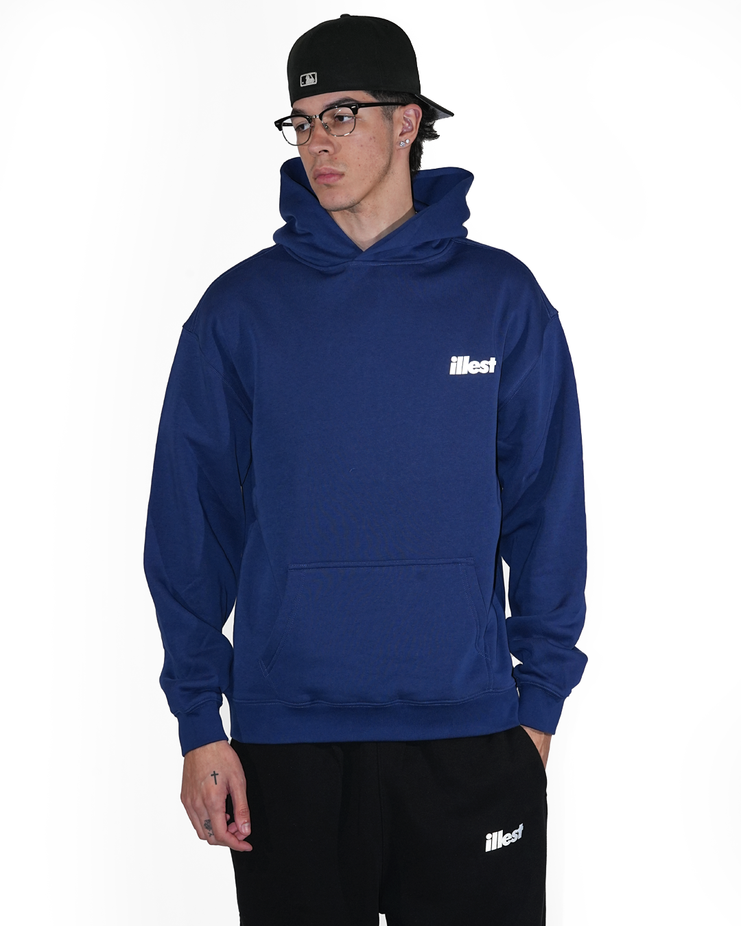 Illest Prime Essentials Blue Hoodie