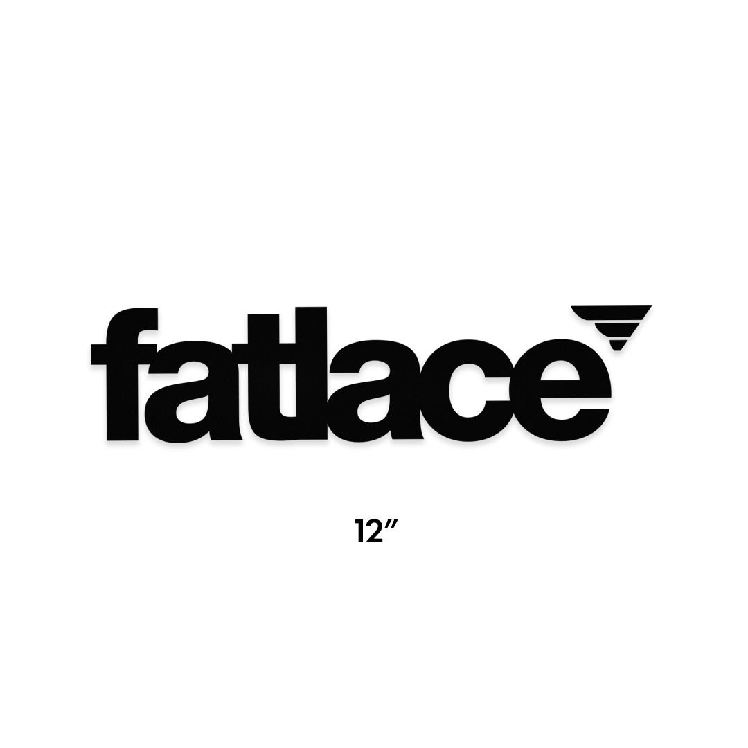 12" Fatlace Die-Cut Sticker