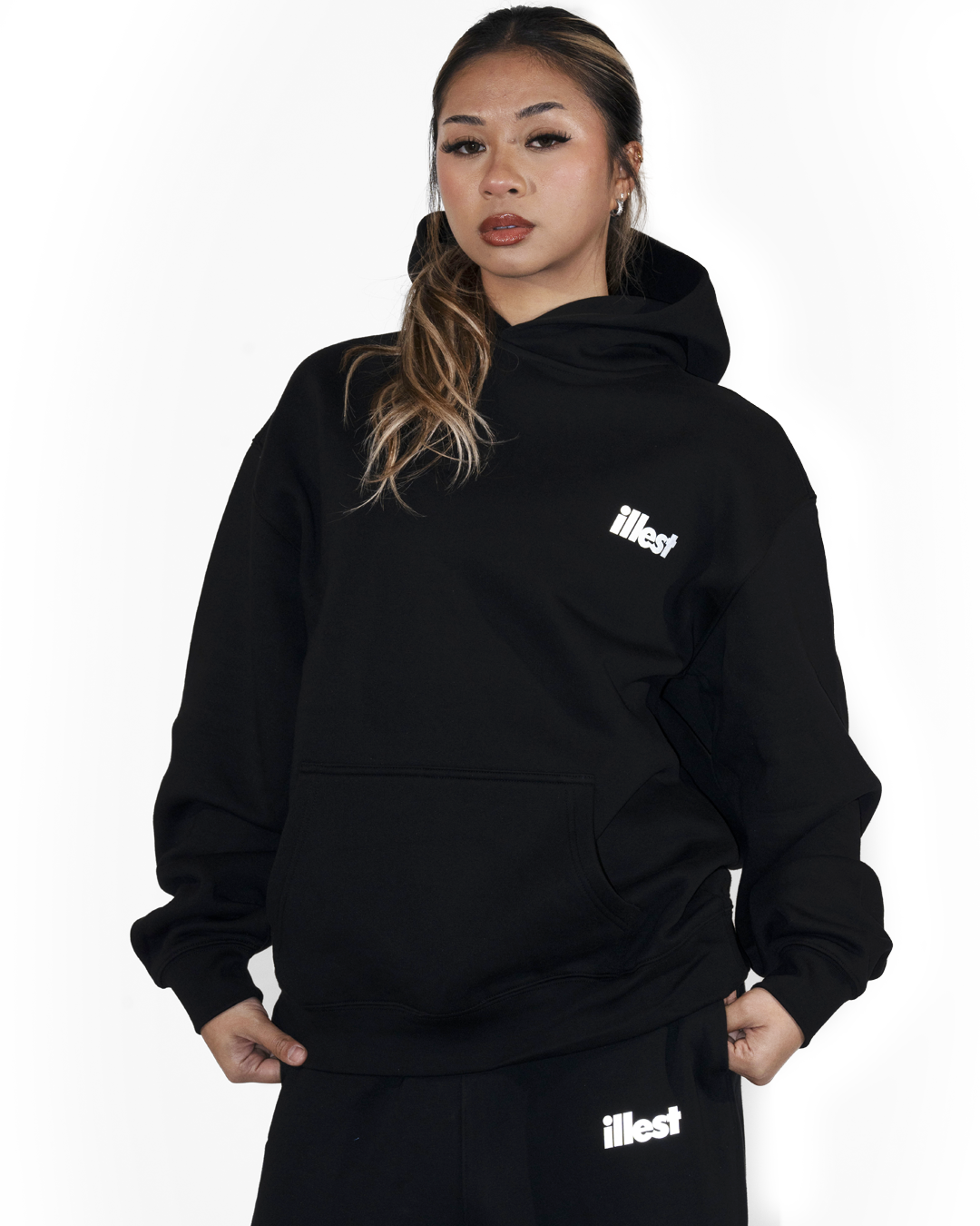 Illest Prime Essentials Black Hoodie