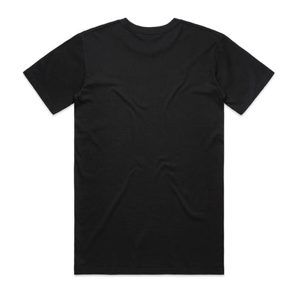 Black Illest Essentials Tee with a simple, classic crew neck design and a relaxed fit, ideal for casual streetwear style.
