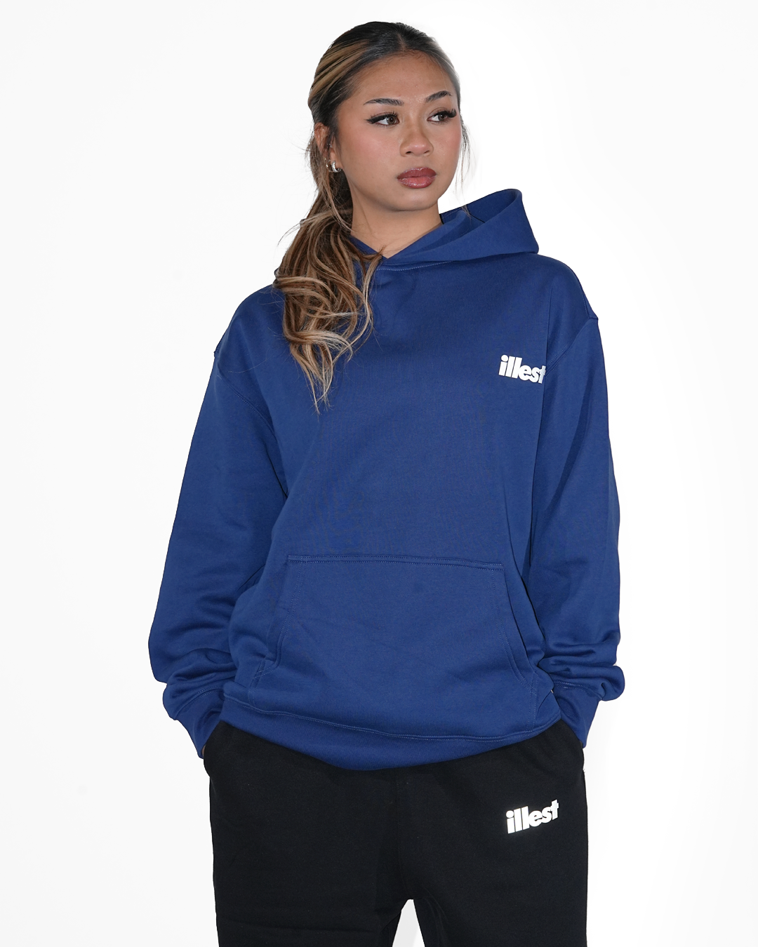 Illest Prime Essentials Blue Hoodie