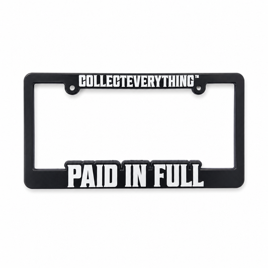Illest Paid in Full Plate Frame