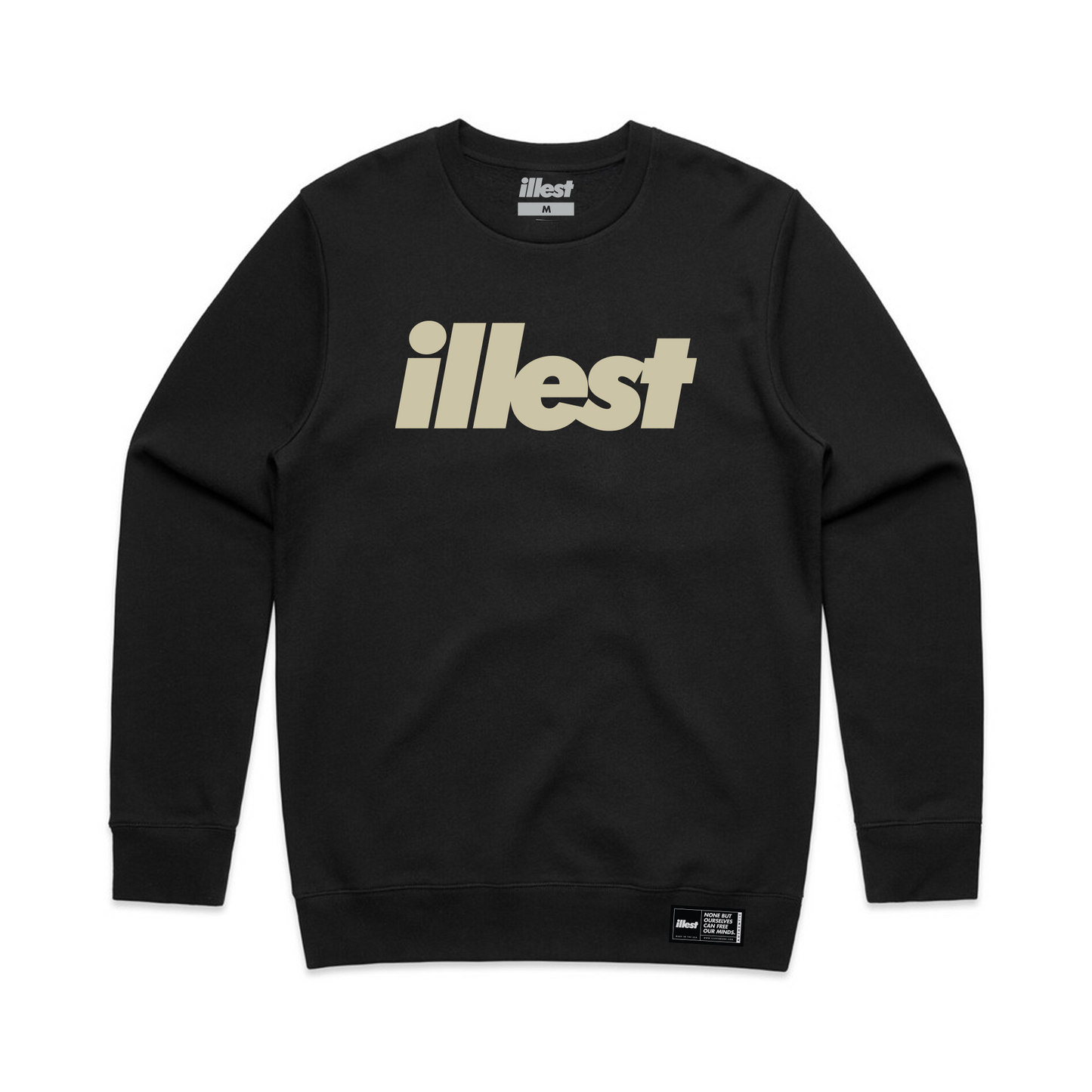 Illest Bold Logo Black Crewneck