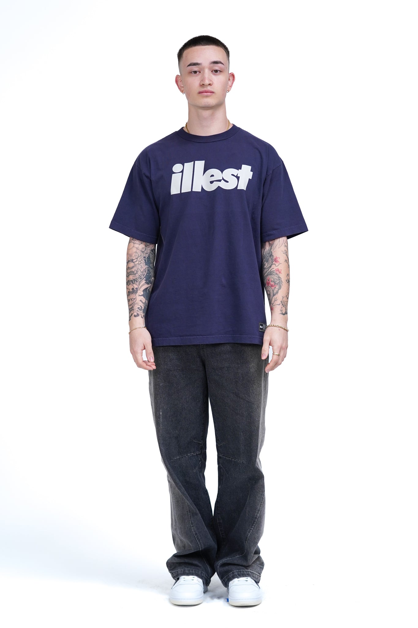 Illest Bold Logo Peacoat Tee