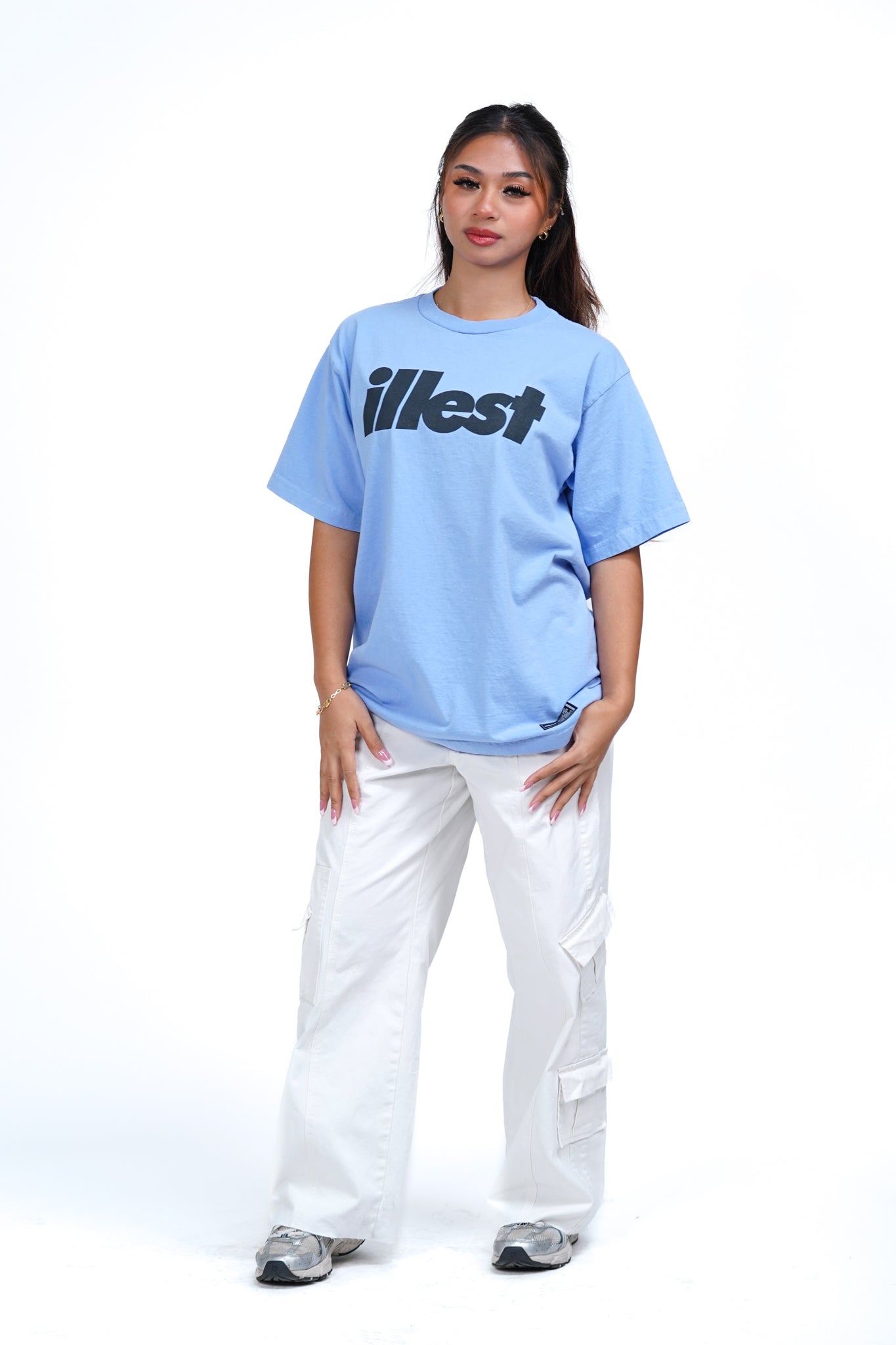 Illest Bold Logo Periwinkle Tee