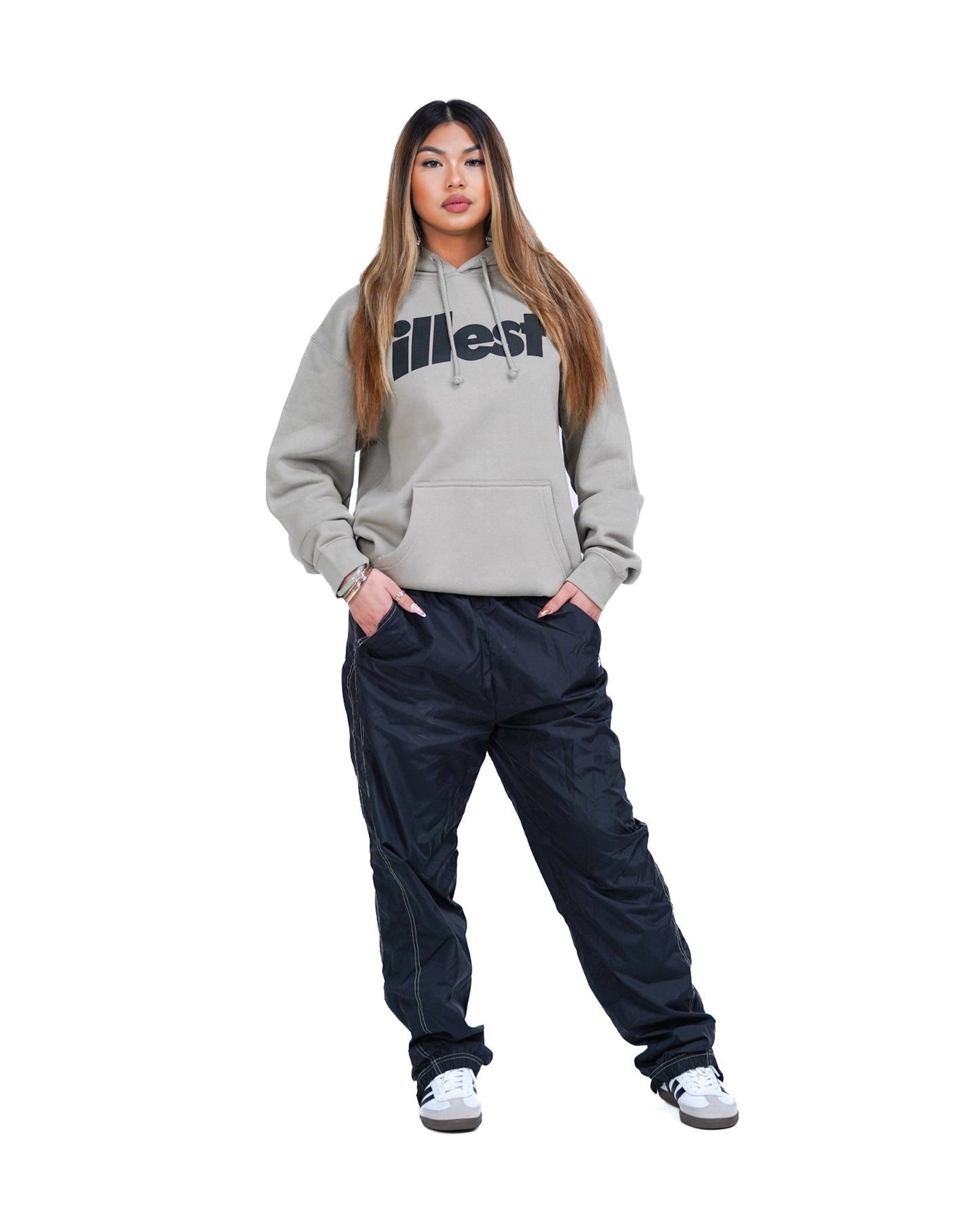 Illest Bold Logo Cement Hoodie