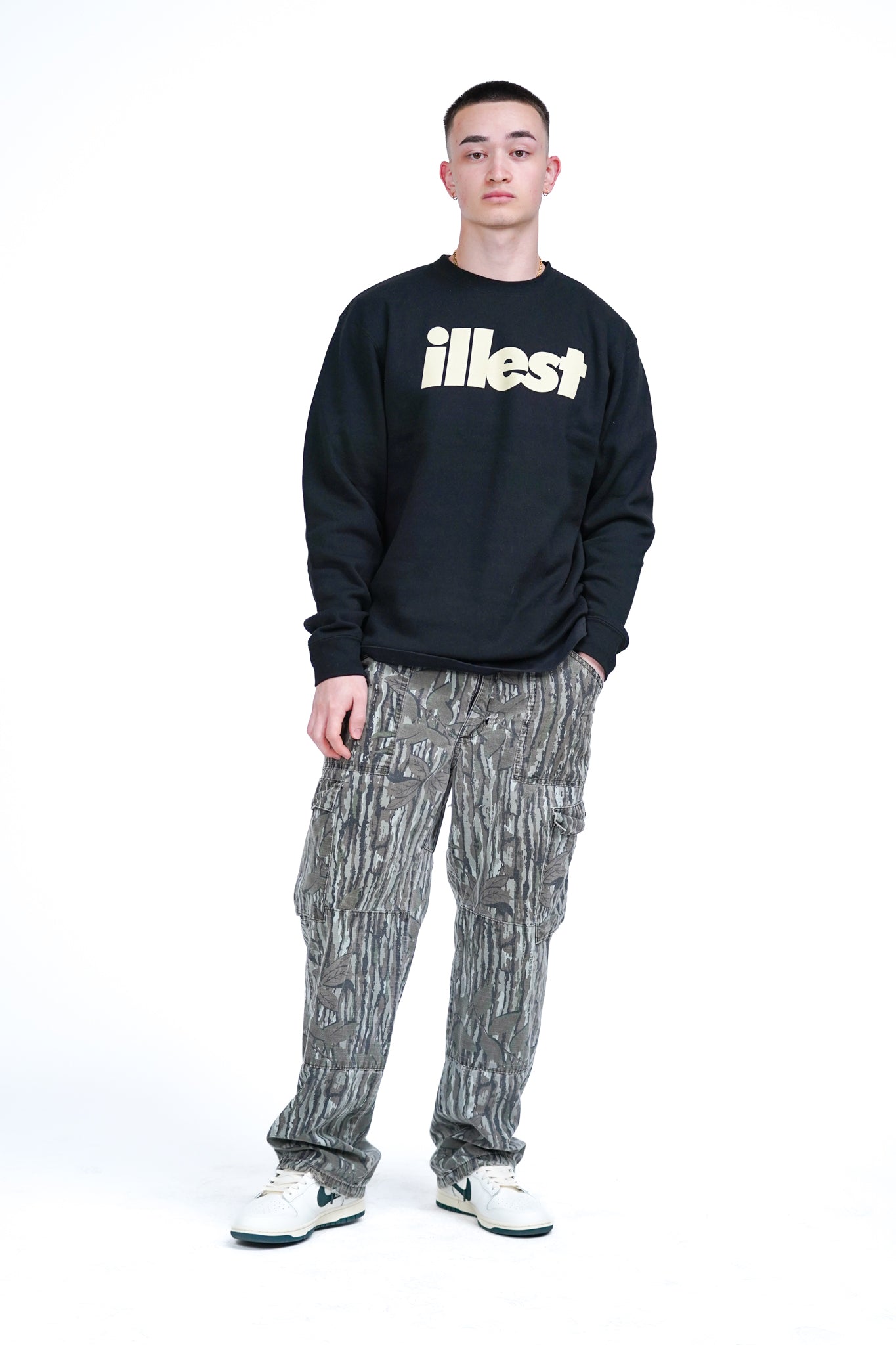 Illest Bold Logo Black Crewneck