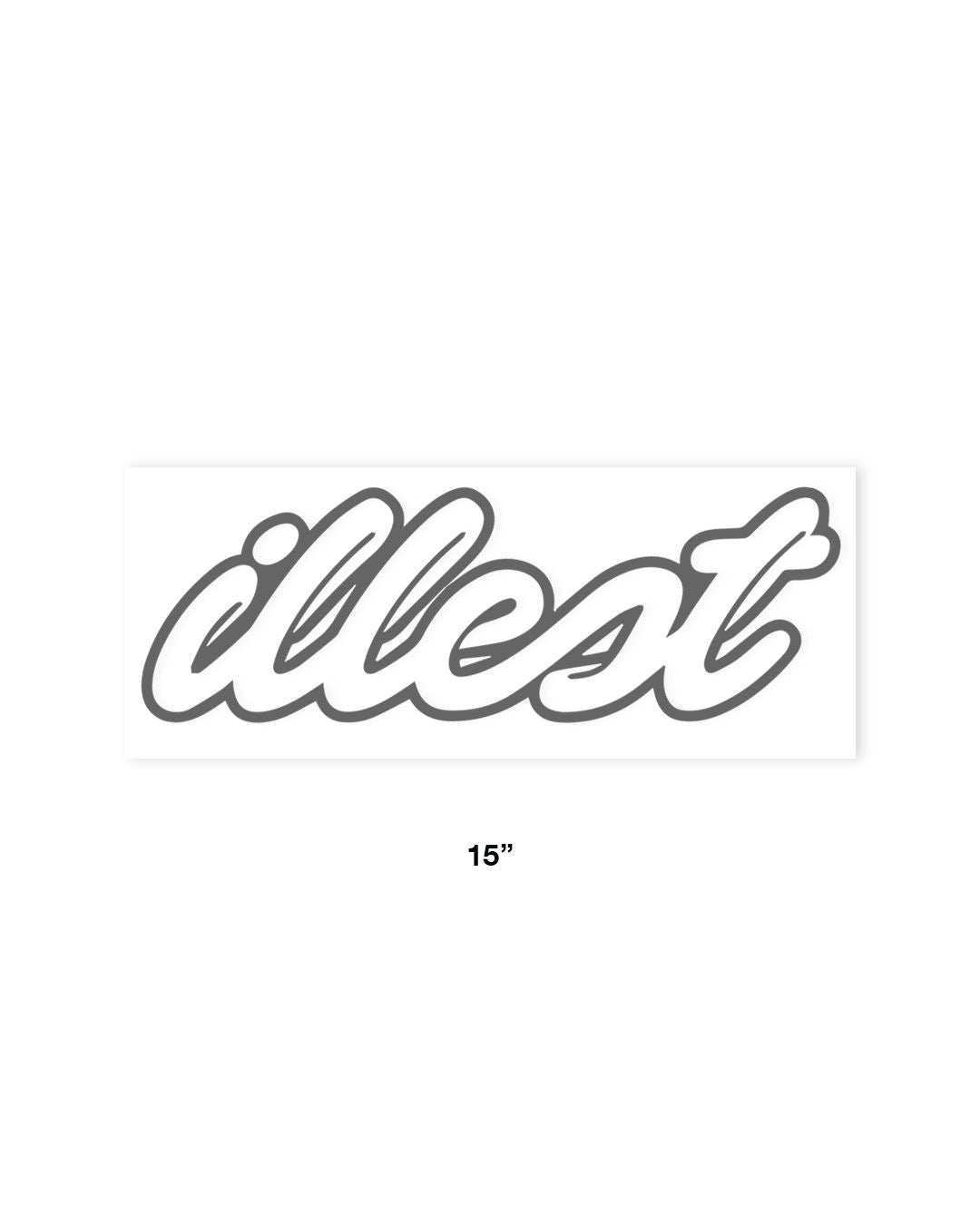 Illest Script 15” Die-Cut Sticker