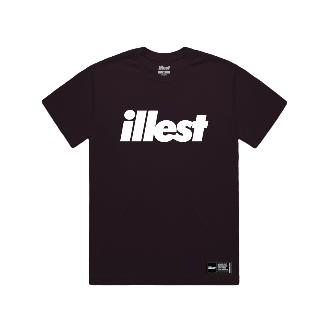 Illest Bold Logo Plum Tee