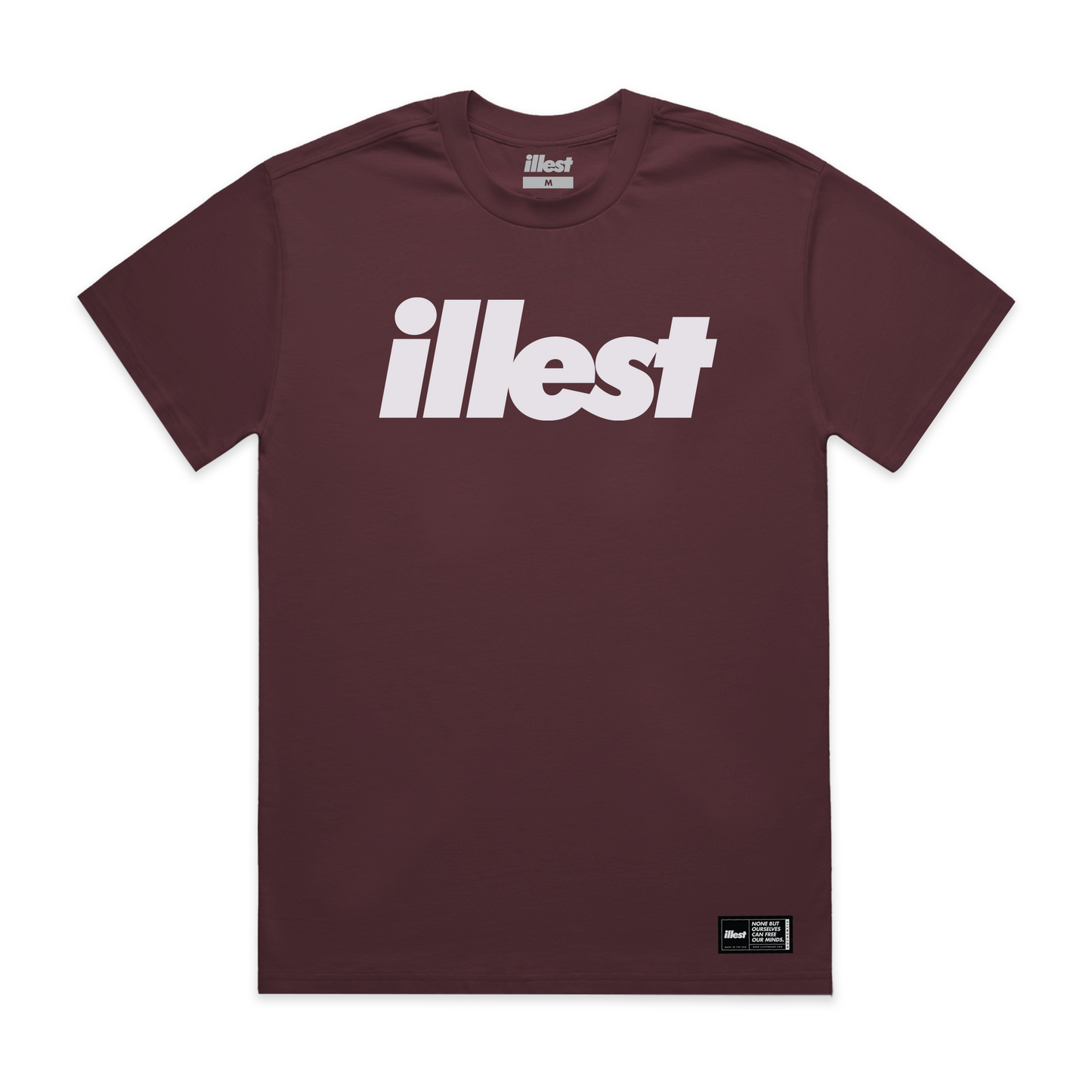 Illest Bold Logo Burgundy Tee