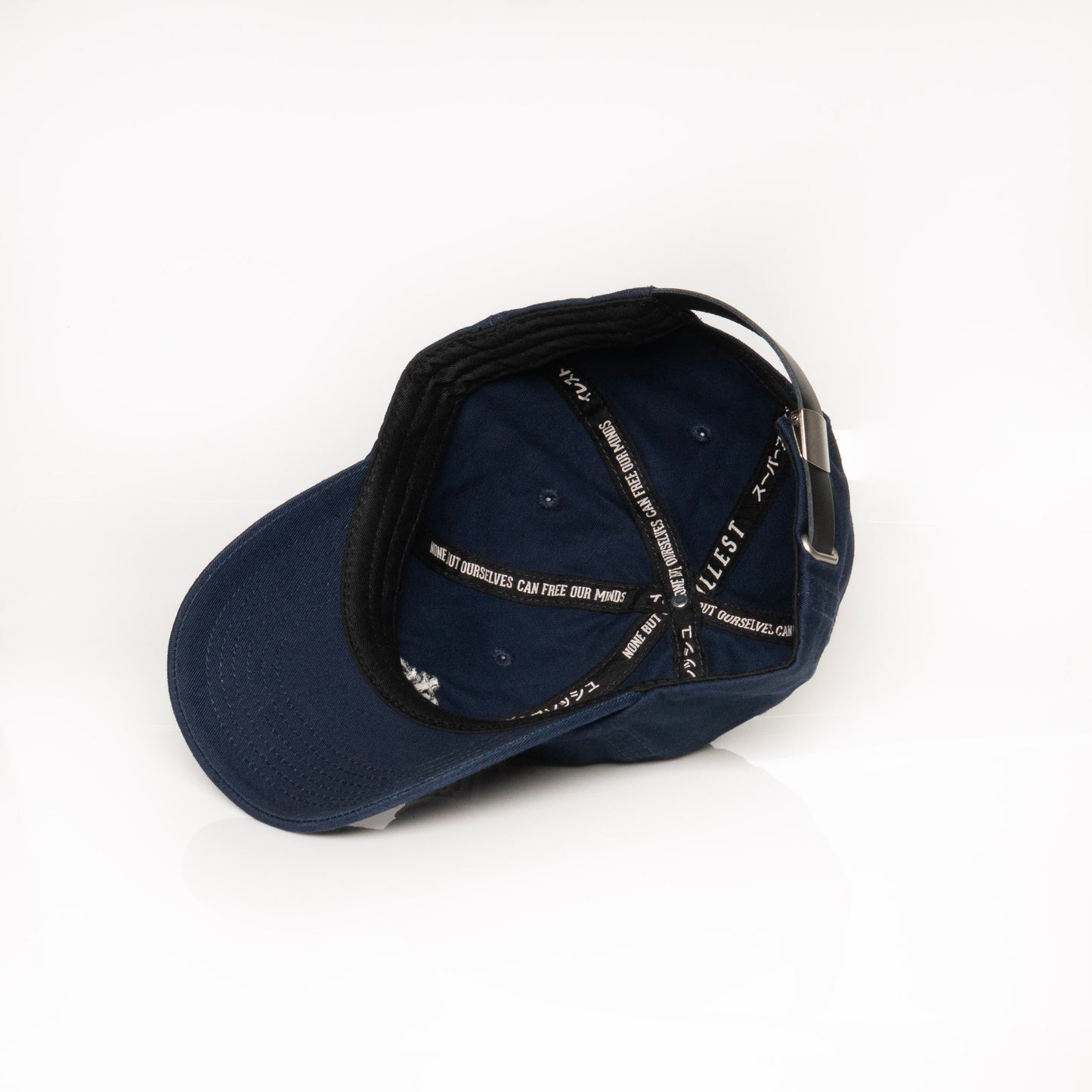 ILLEST ITALIC BADGE DAD CAP - NAVY