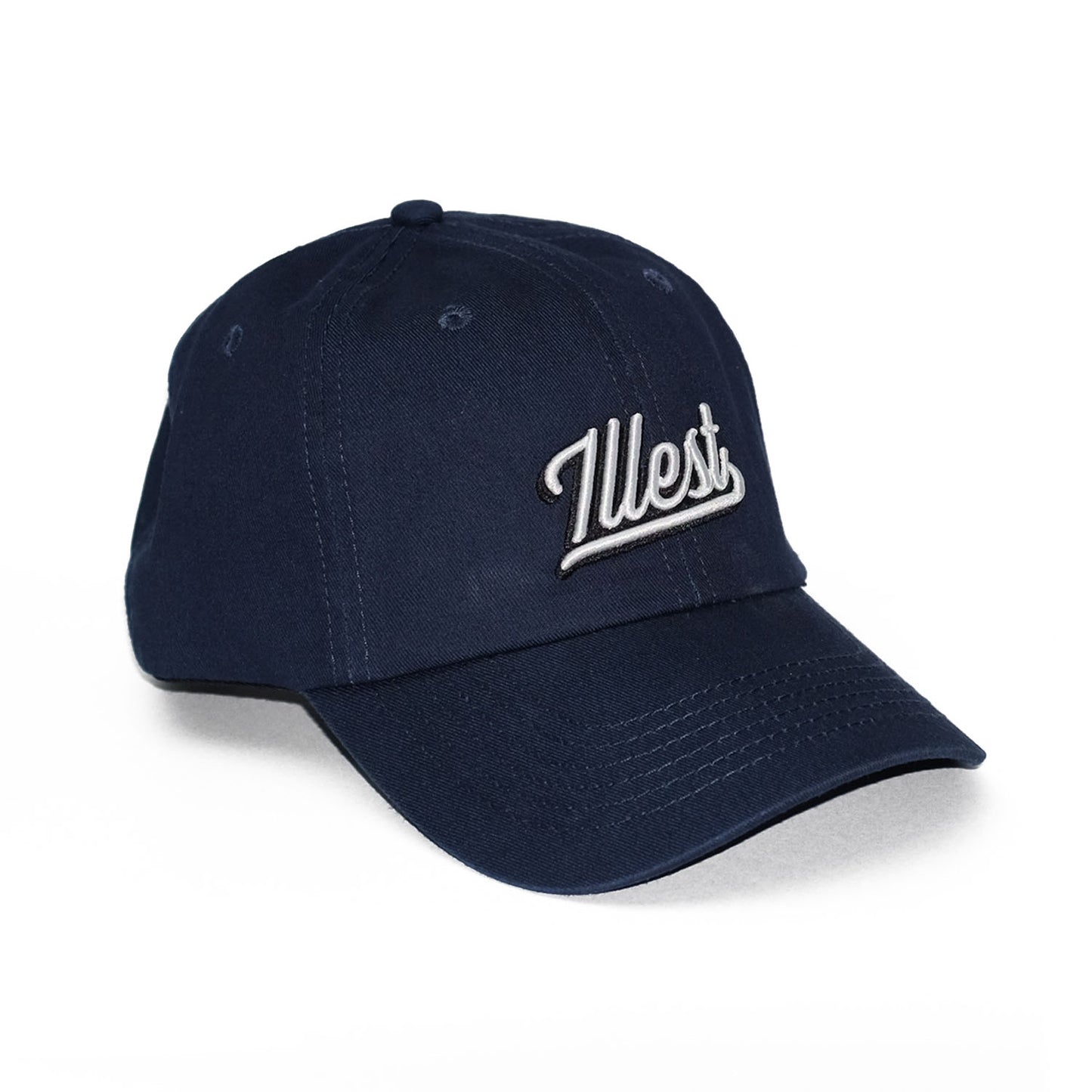 ILLEST ITALIC BADGE DAD CAP - NAVY